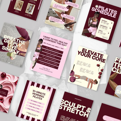 Pilates Instagram Templates