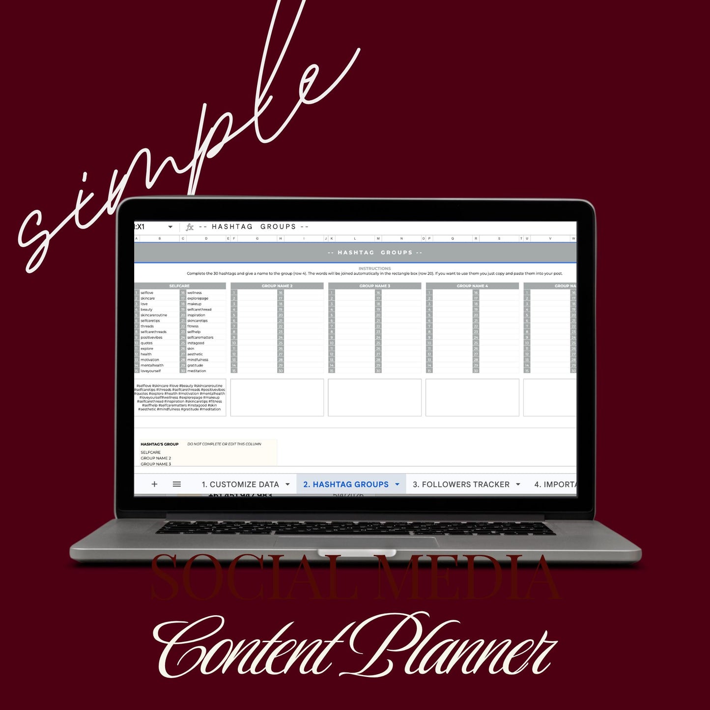 Content Planner Google Sheets - preview 3