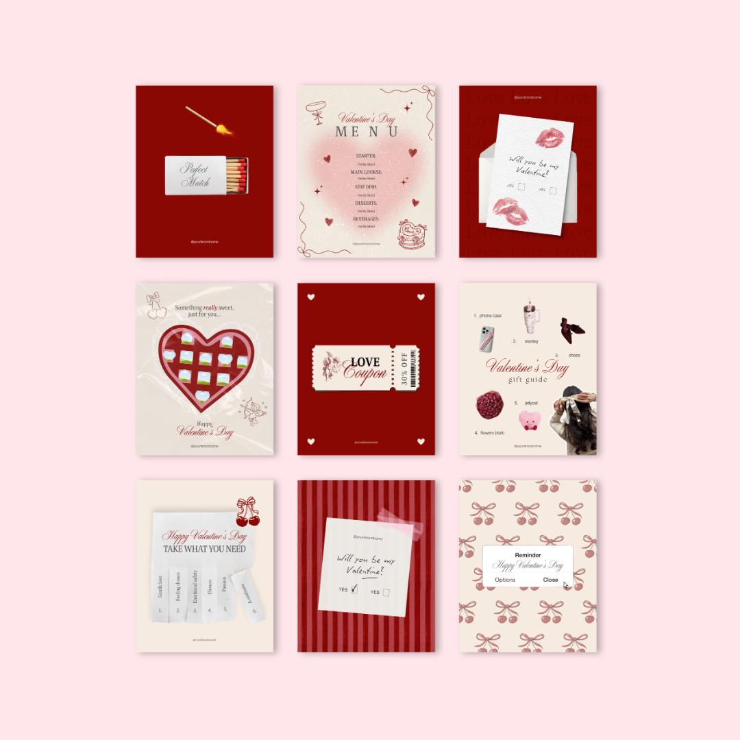 Valentine's Day Social Media Templates – Instant Download - preview 7