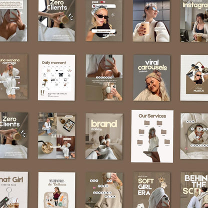 Neutral Aesthetic Instagram Coaching Templates - preview 6