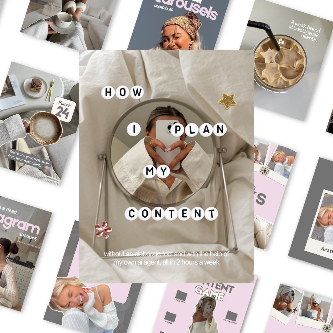 Pink Grey Aesthetic Instagram Coaching Templates - preview 6