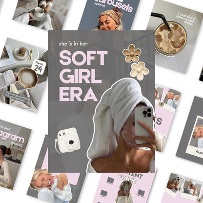 Pink Grey Aesthetic Instagram Coaching Templates - preview 8