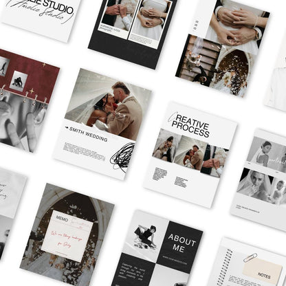 Photographer Instagram Posts Canva Template - preview 4