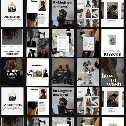 Hairstylist Templates | Hairdresser Instagram Post - preview 6
