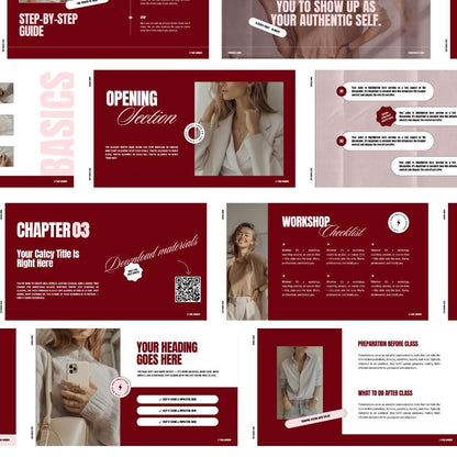 Masterclass Slide Deck Template - preview 5