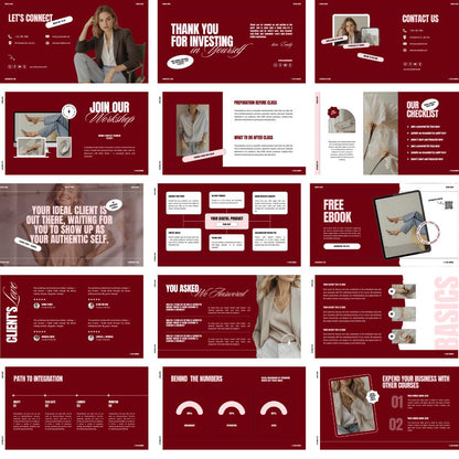 Masterclass Slide Deck Template - preview 4
