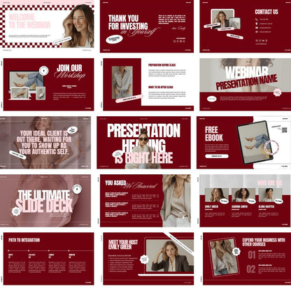 Masterclass Slide Deck Template - preview 3
