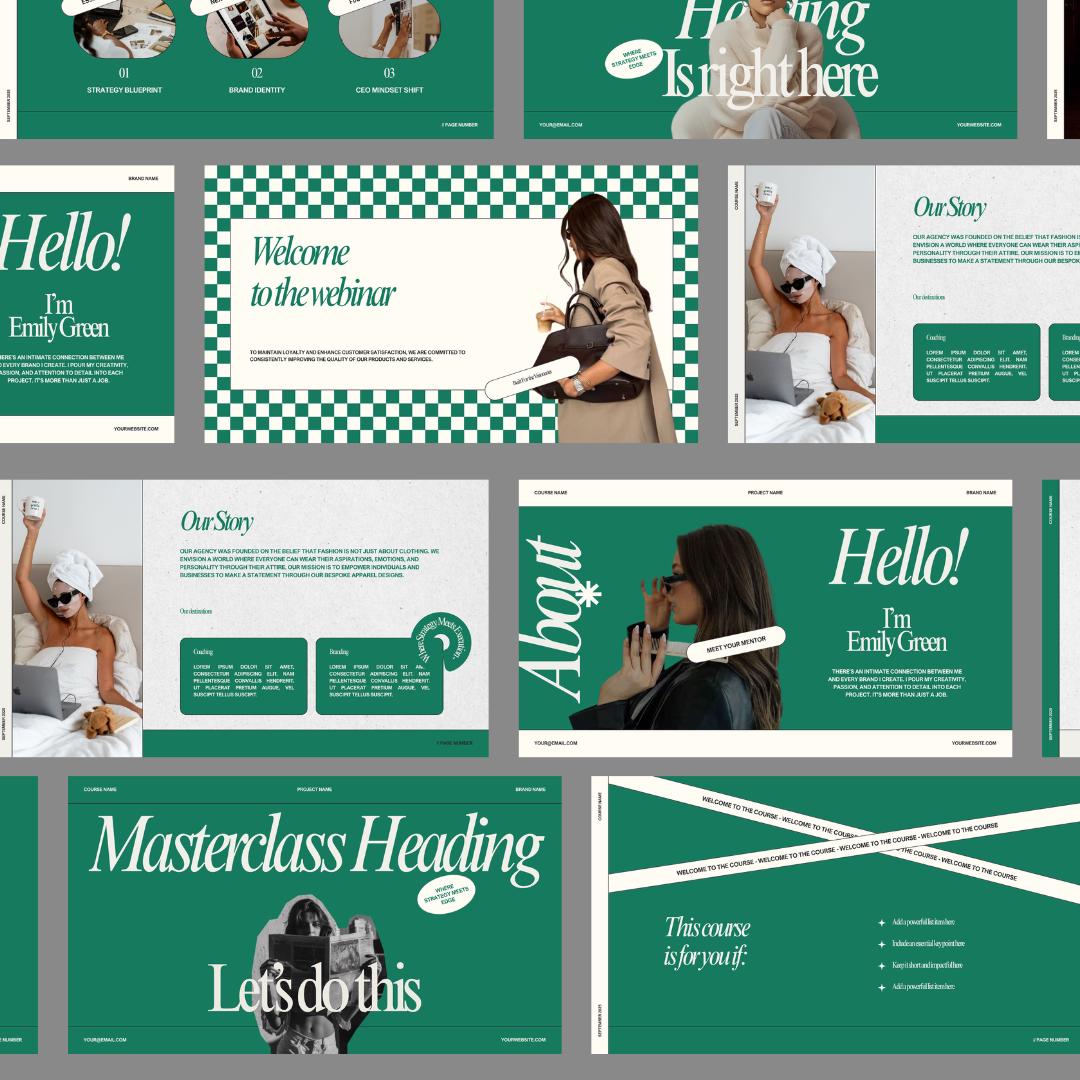 Canva Slide Deck Template for Coaches