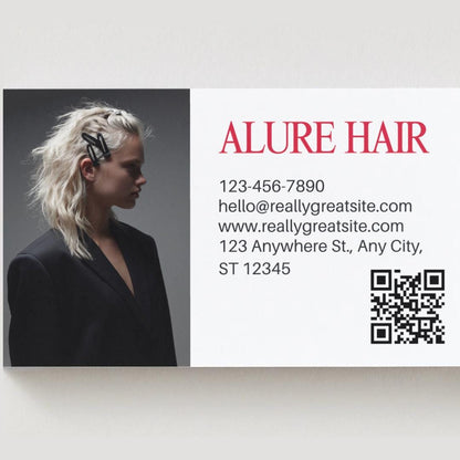 Modern Hair Stylist Business Card Template - preview 7