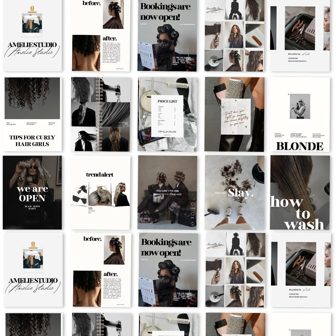 Hairstylist Templates | Hairdresser Instagram Post