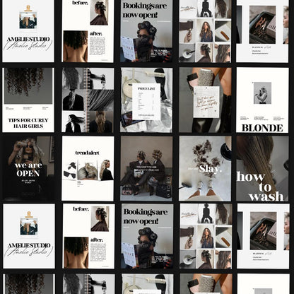 Hairstylist Templates | Hairdresser Instagram Post - preview 7