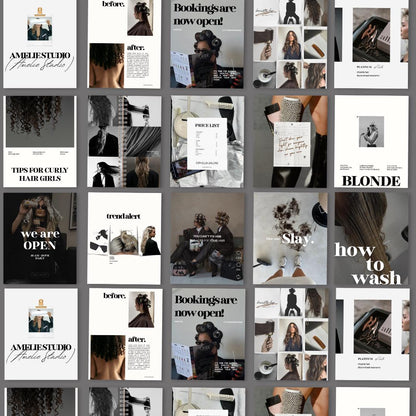 Hairstylist Templates | Hairdresser Instagram Post - preview 3