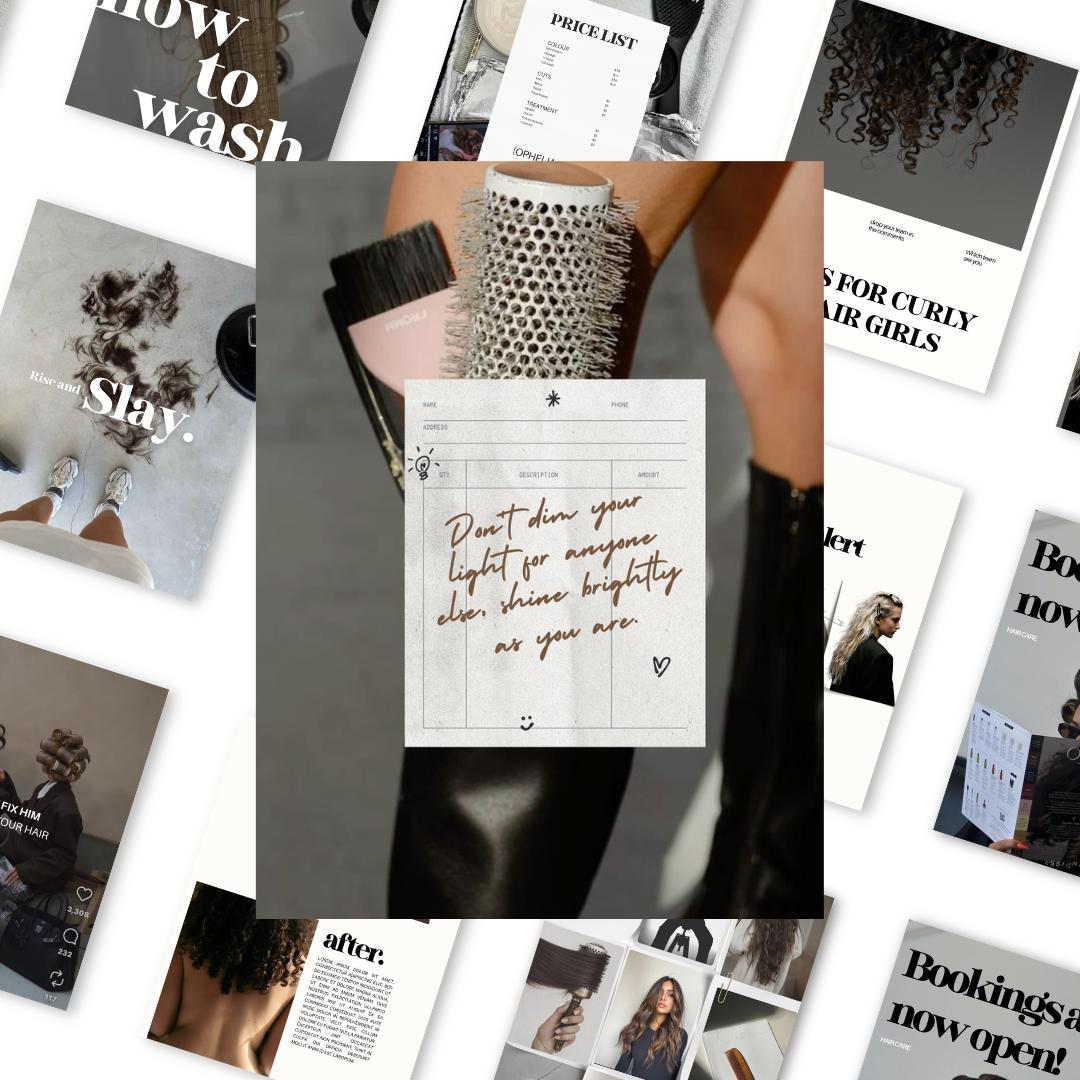 Hairstylist Templates | Hairdresser Instagram Post - preview 9