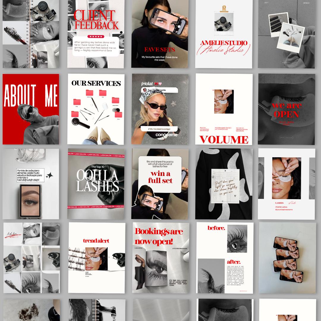 Luxury Lash Tech Instagram Templates - preview 5