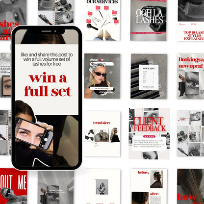 Luxury Lash Tech Instagram Templates - preview 6