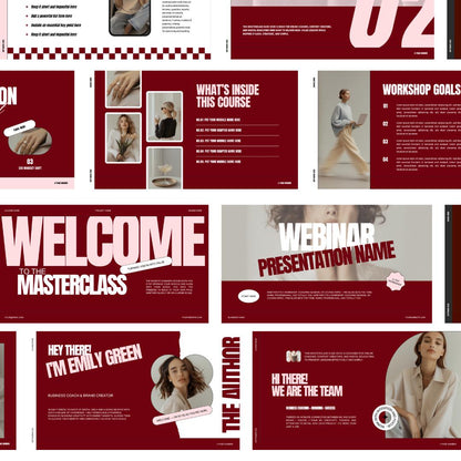 Masterclass Slide Deck Template