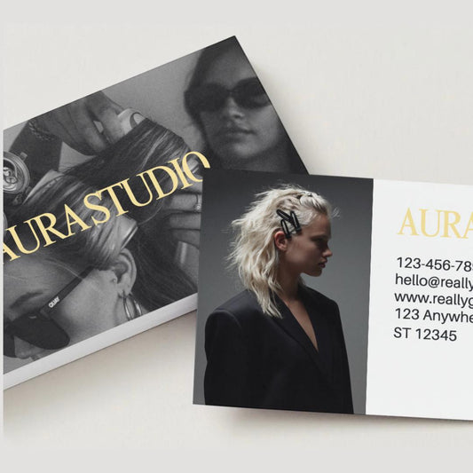 Modern Hair Stylist Business Card Template