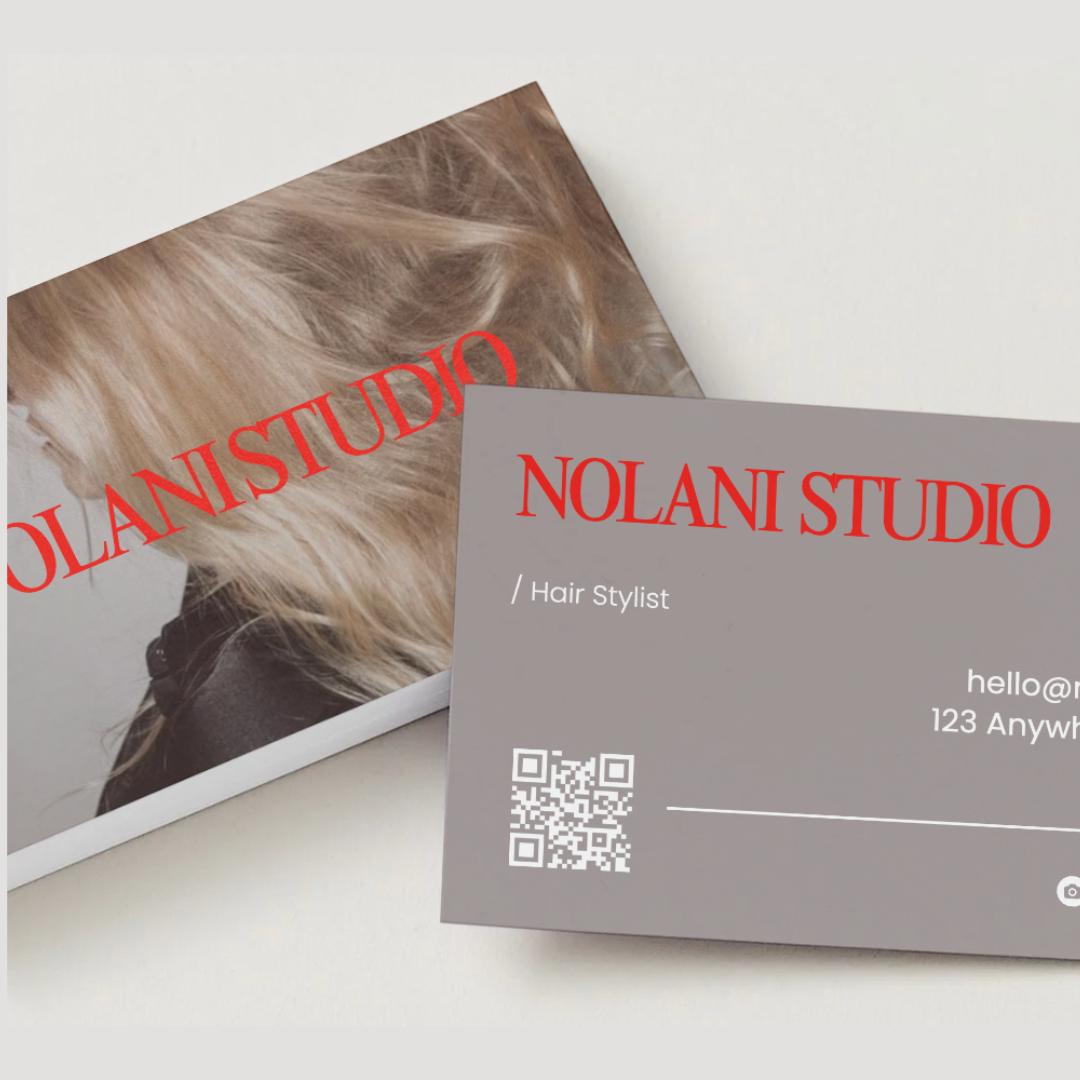 Modern Hair Stylist Business Card Template