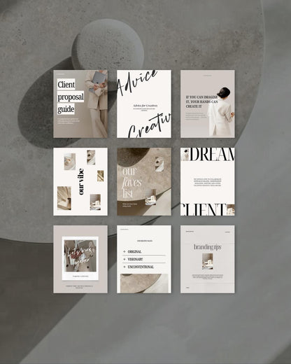 15 Instagram Carousel Templates Canva Editable Neutral - preview 2