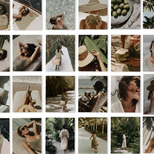 Boho Stock Photos | 88 Earthy Green Summer Aesthetic - preview 2