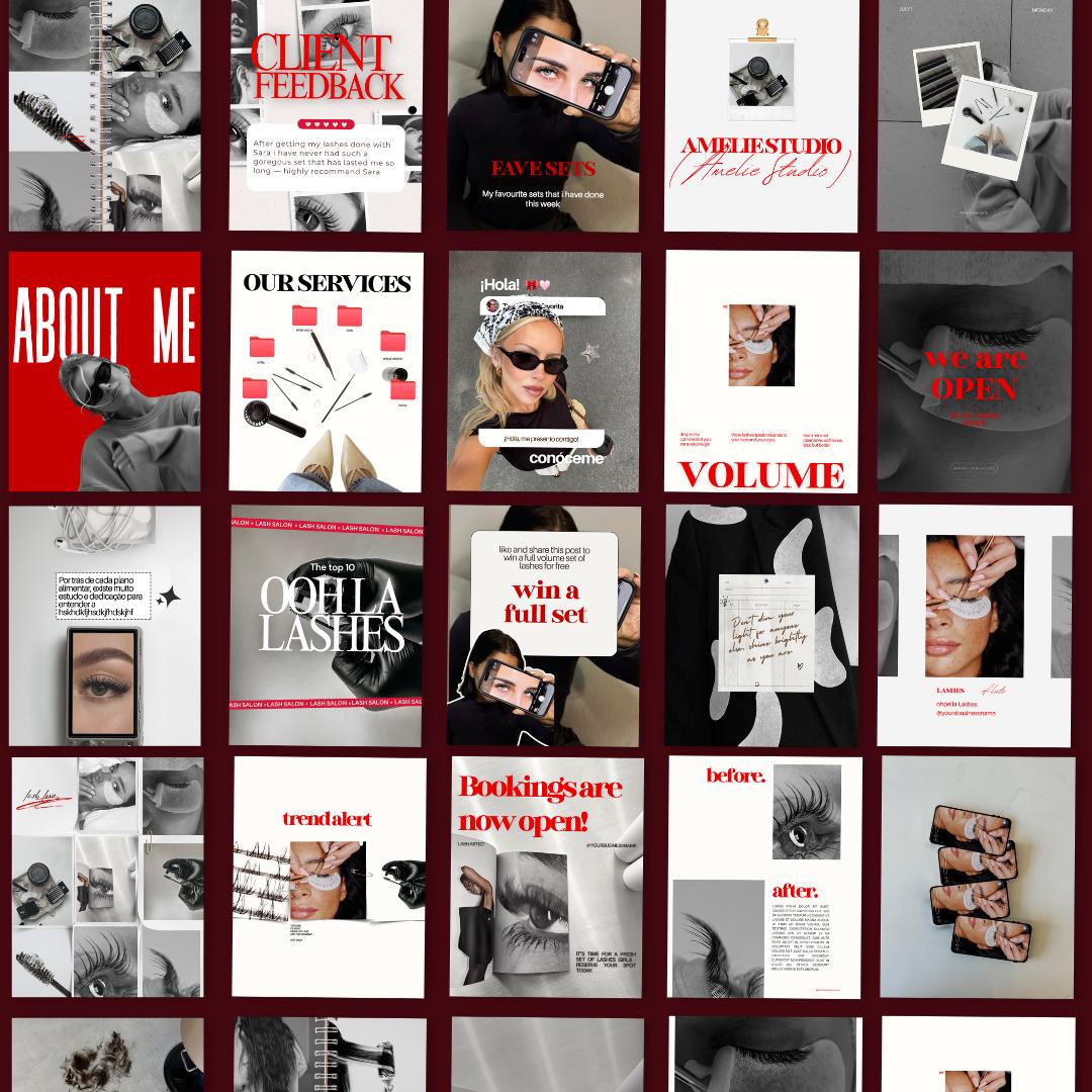 Luxury Lash Tech Instagram Templates - preview 8