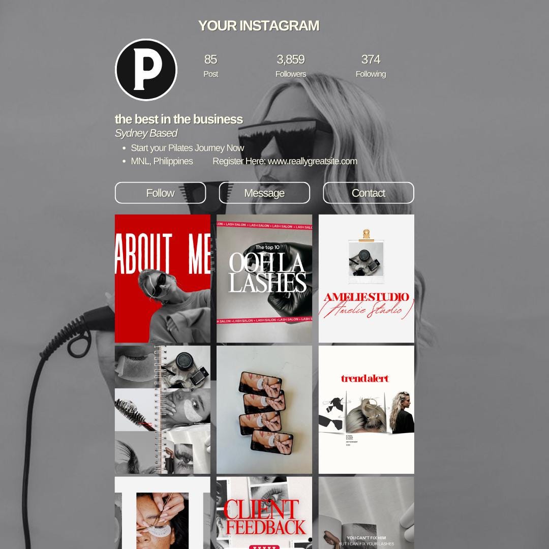 Luxury Lash Tech Instagram Templates - preview 7