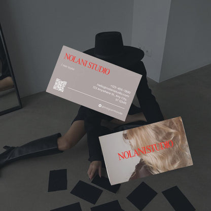Modern Hair Stylist Business Card Template - preview 4