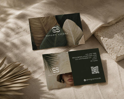 Editable Business Card Template Canva - preview 4