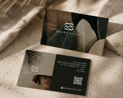 Editable Business Card Template Canva - preview 3
