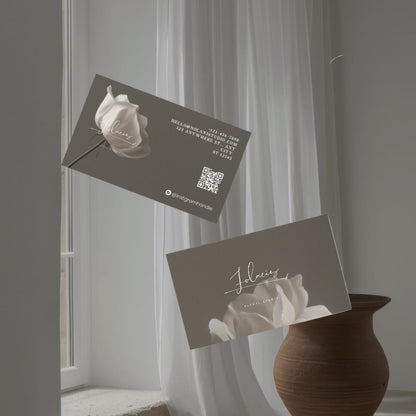 Floral Business Card Canva Template - preview 3