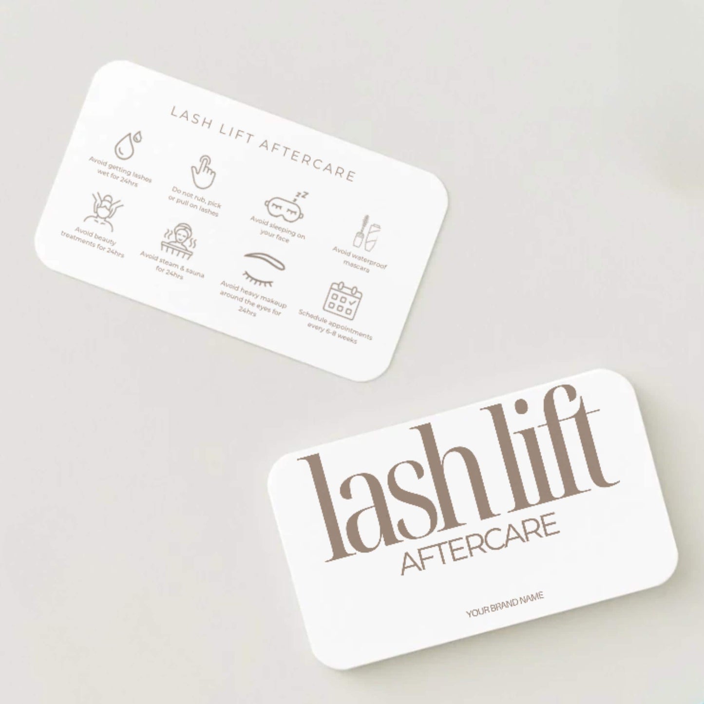 Lash Lift Aftercare Cards - preview 3