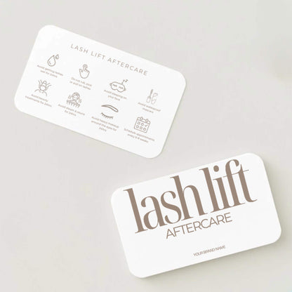 Lash Lift Aftercare Cards - preview 3