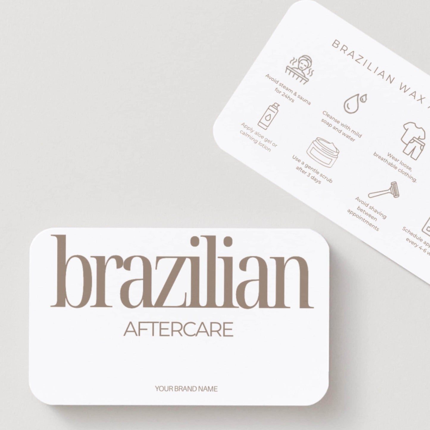 Brazilian Wax Aftercare Cards - preview 3