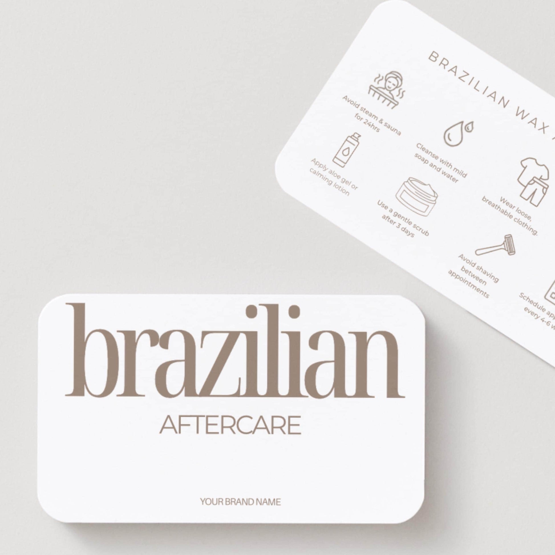 Brazilian Wax Aftercare Cards - preview 3