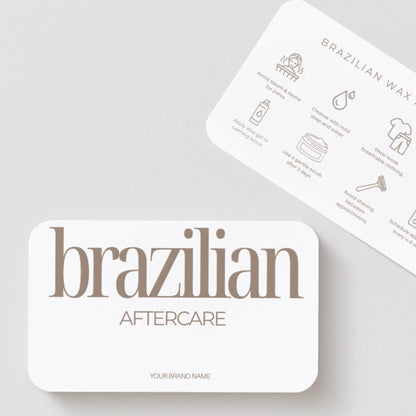 Brazilian Wax Aftercare Cards - preview 3