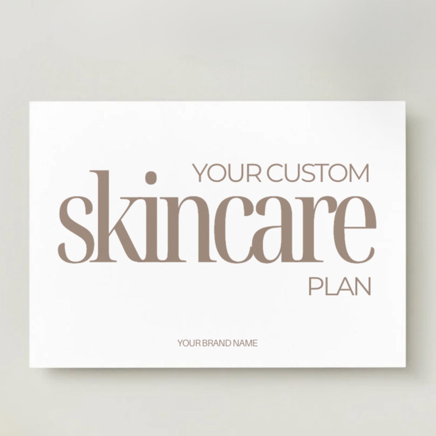 Editable Skincare Routine Card for Estheticians And - preview 3