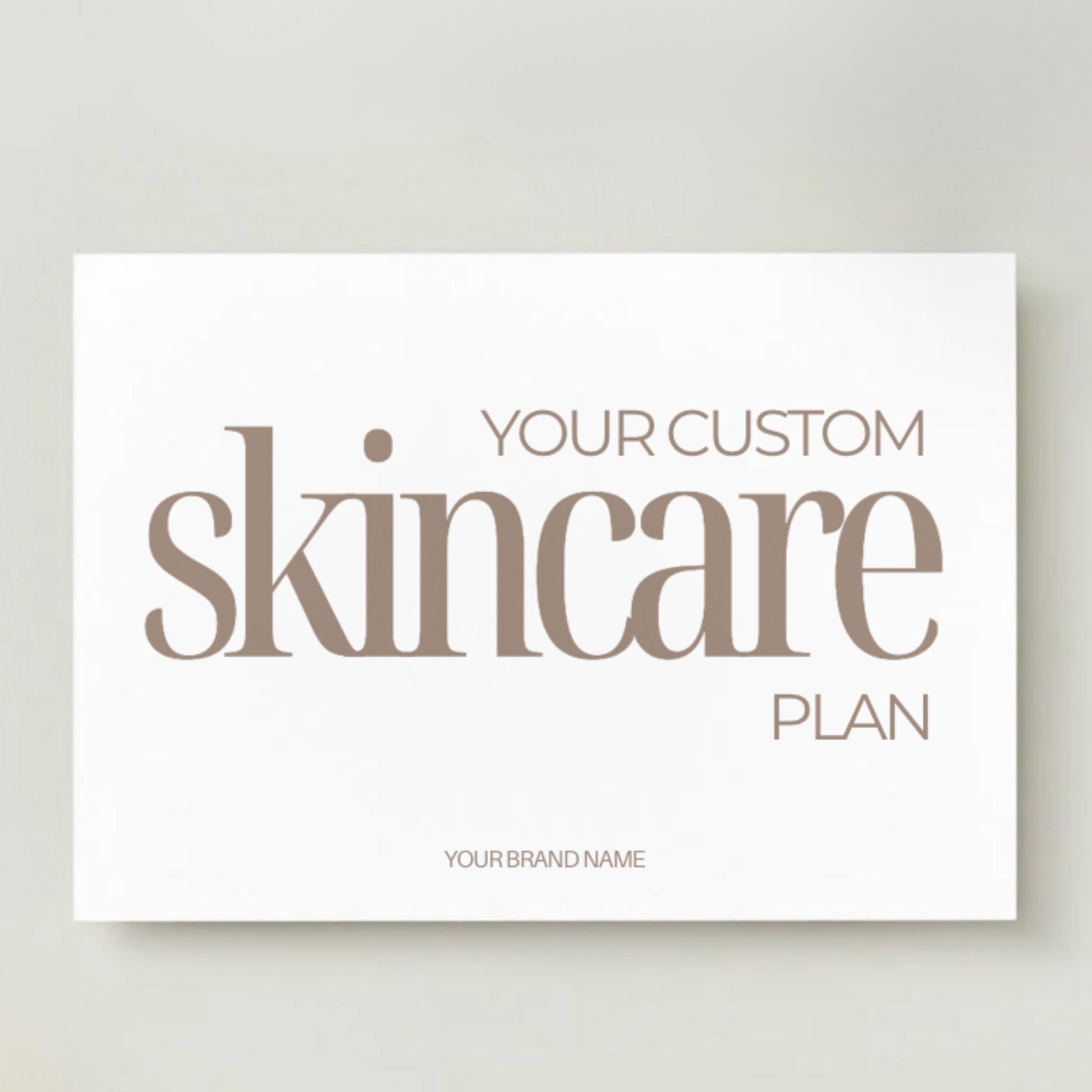 Editable Skincare Routine Card for Estheticians And - preview 3