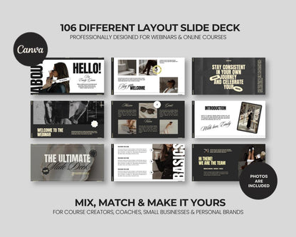 Masterclass Slide Deck Template - preview 4