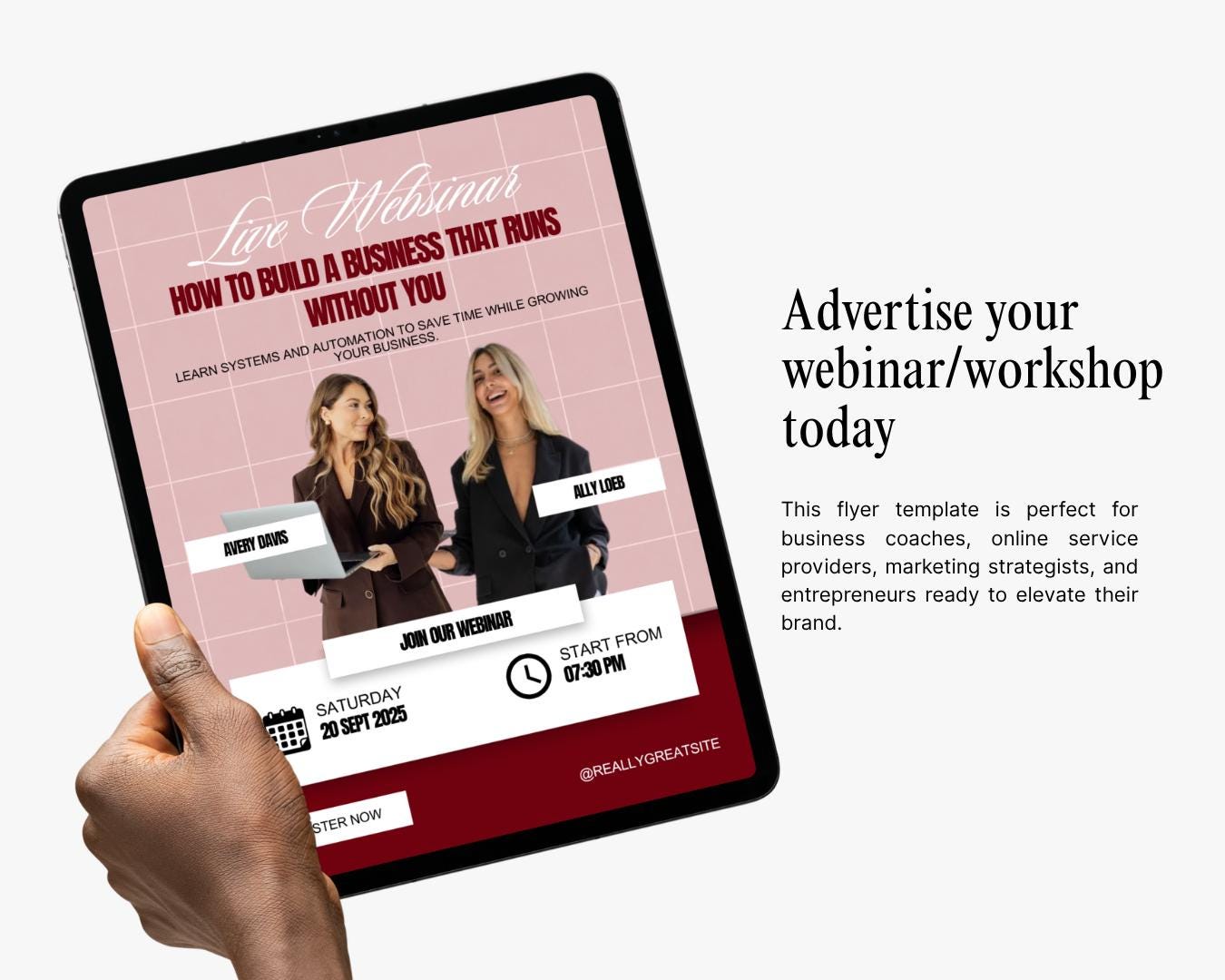 Business Coach Flyer | DIY Business Coaching Flyer Template - preview 2
