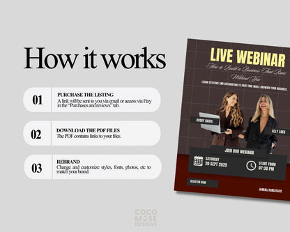 Business Coach Flyer | DIY Business Coaching Flyer Template - preview 5