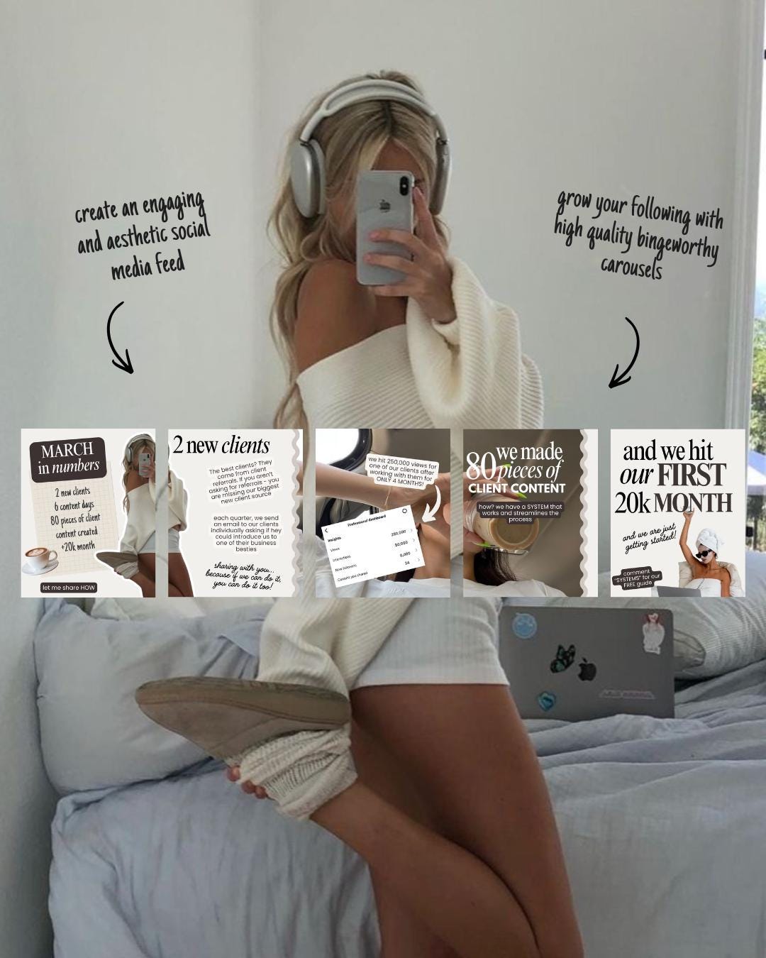 Seamless Instagram Carousel Post Templates - Social Media - preview 9