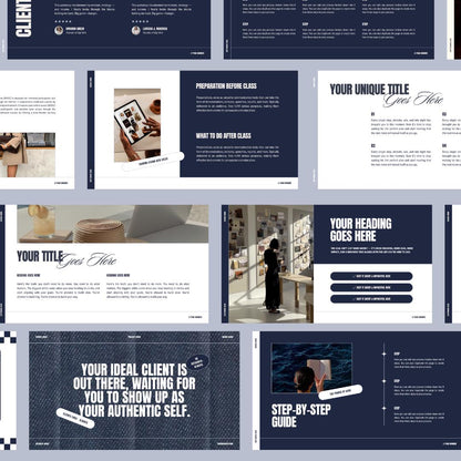 Masterclass Slide Deck Template - preview 4