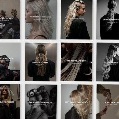 VIRAL Hair Stylist Instagram Templates