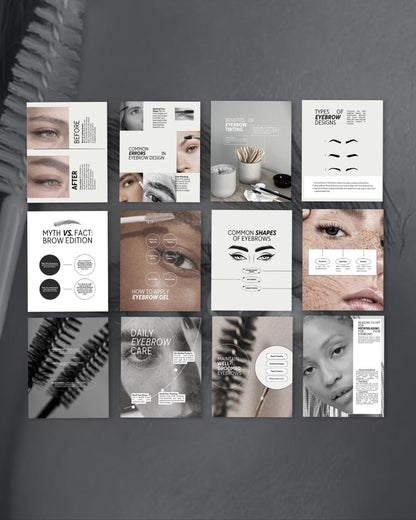 100 Brow Artist Instagram Templates - preview 5