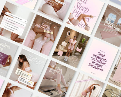 Pilates Instagram Templates - preview 2