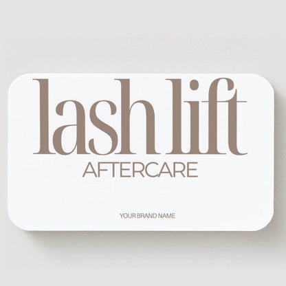 Lash Lift Aftercare Cards - preview 5