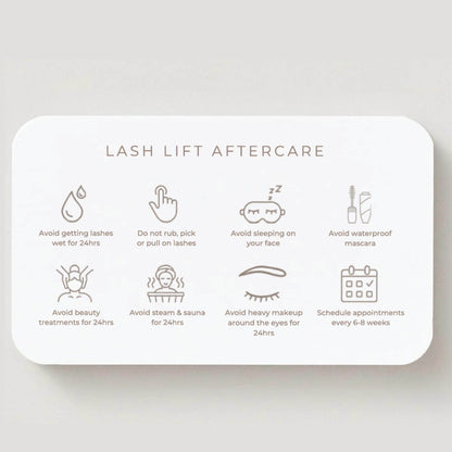 Lash Lift Aftercare Cards - preview 6