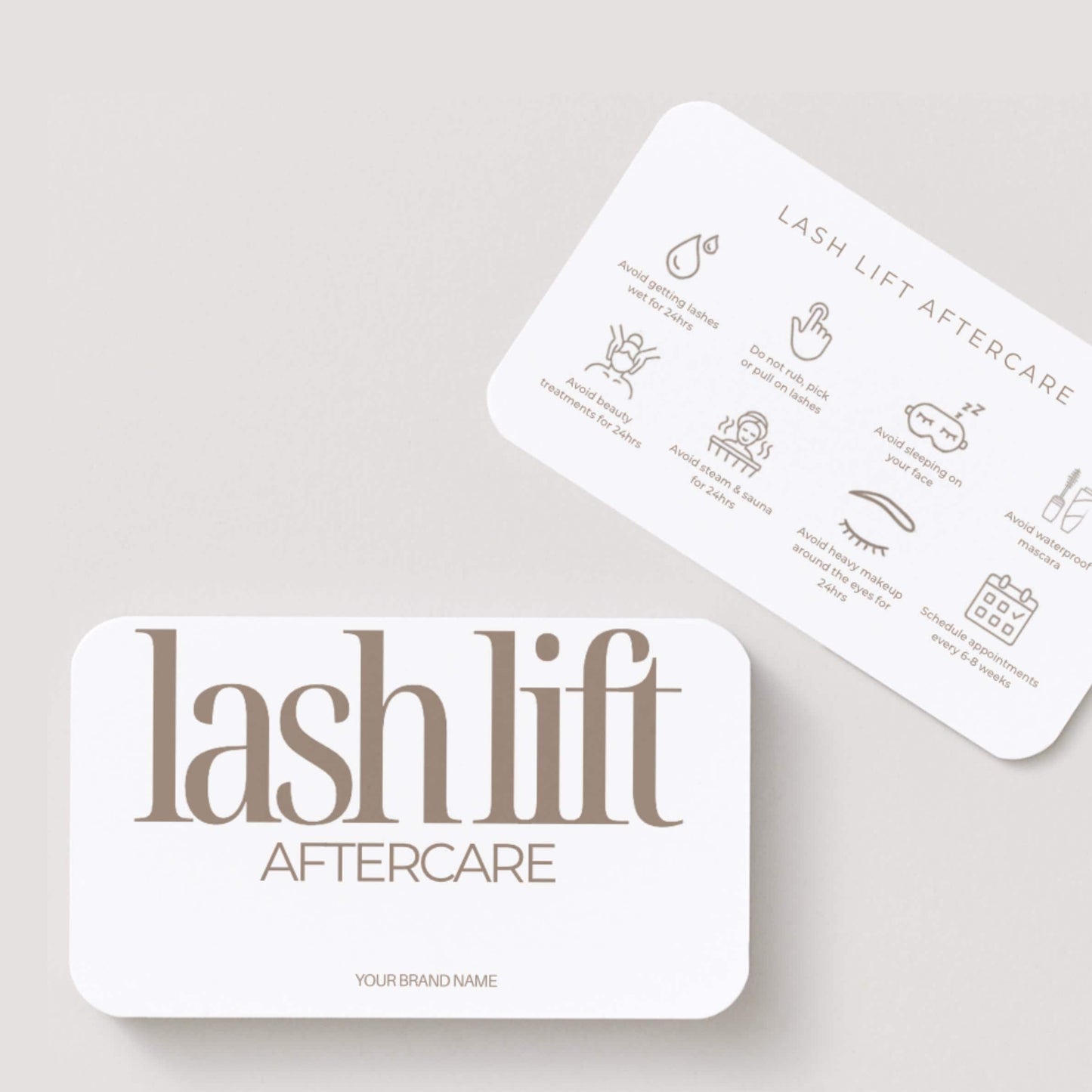 Lash Lift Aftercare Cards - preview 4