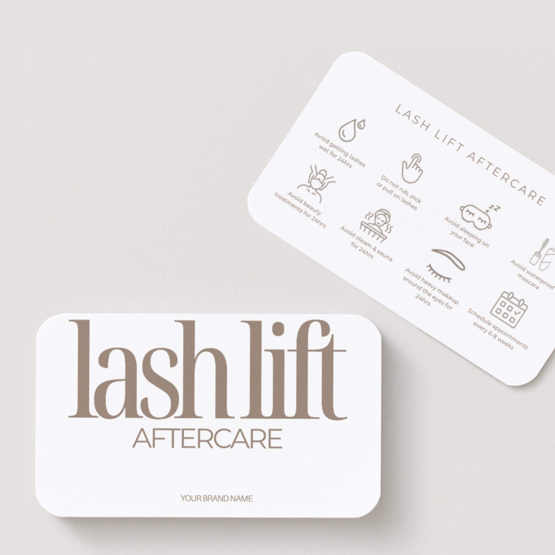 Lash Lift Aftercare Cards - preview 4