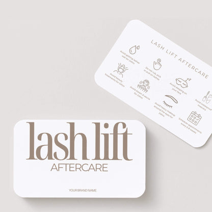 Lash Lift Aftercare Cards - preview 4